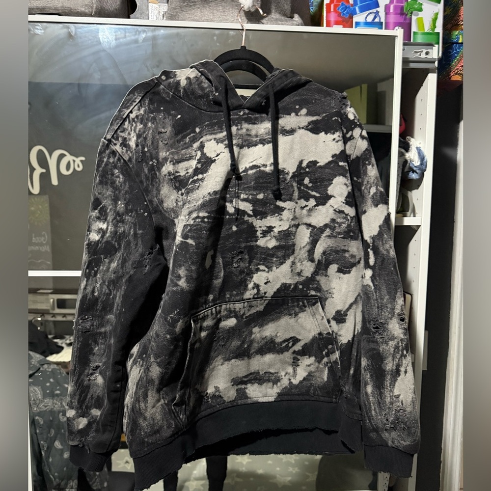 Denim hoodie